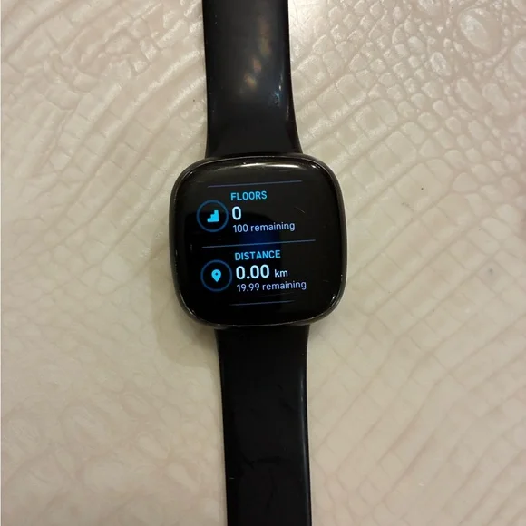 Fitbit Smart Fitness Watch with Black Band - Picture 7 of 9